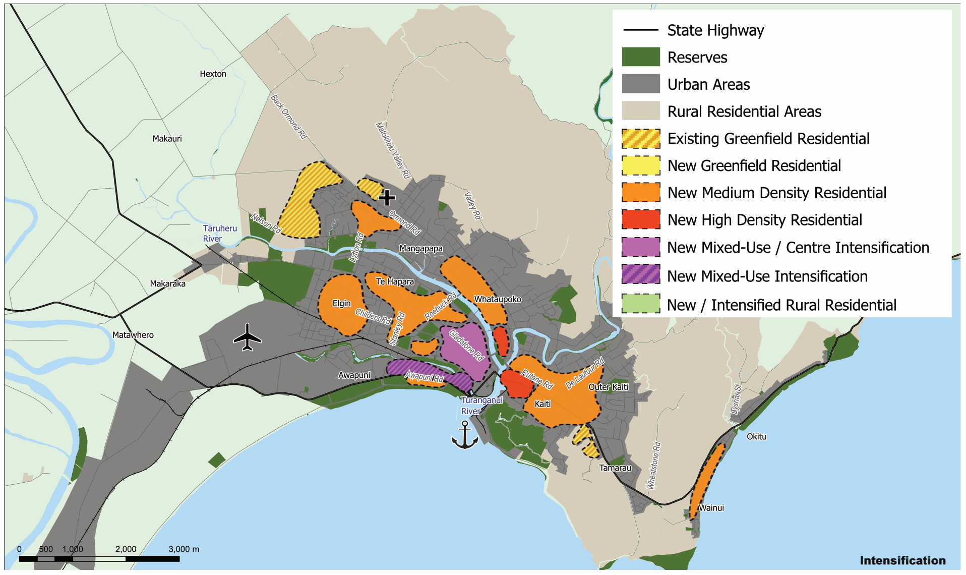 Intensification map