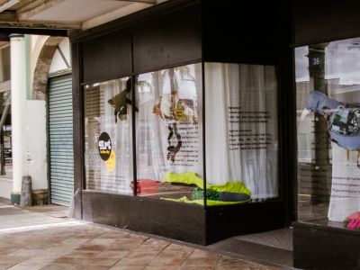 Peel Street shop window